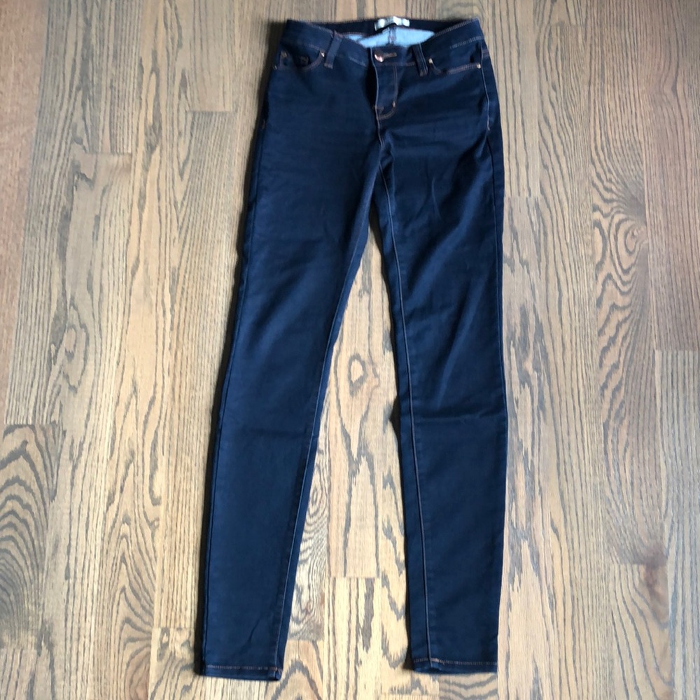 Dex brand dark wash mid-rise skinny jean